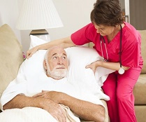home healthcare agency with patient
